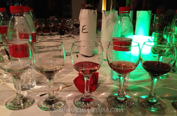Blind tasting at Dubai Wine Club