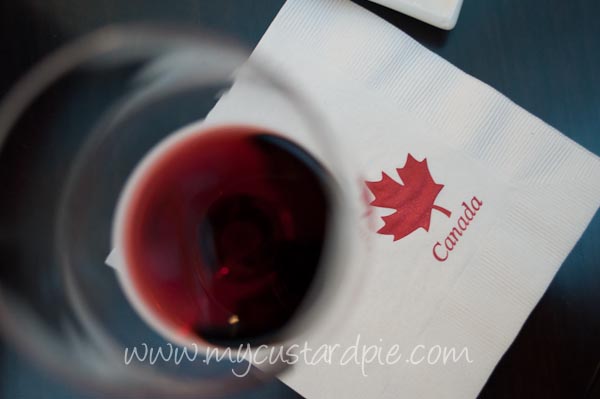 Candian wine tasting