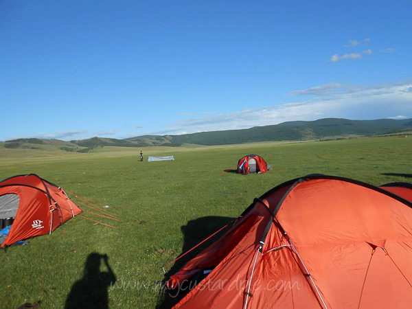 Camping in Mongolia