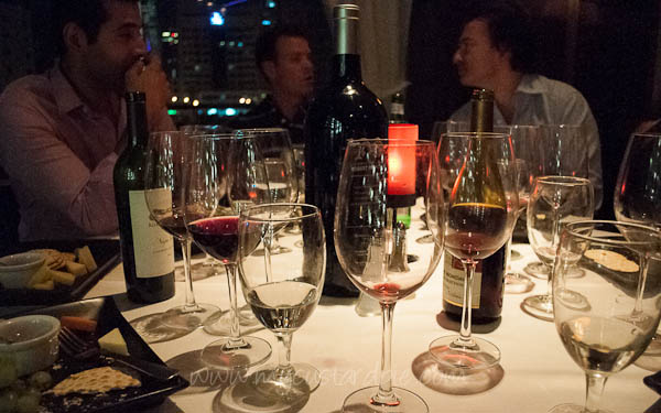 Robert Mondavi wine dinner 