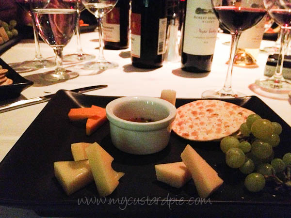 Robert Mondavi wine dinner