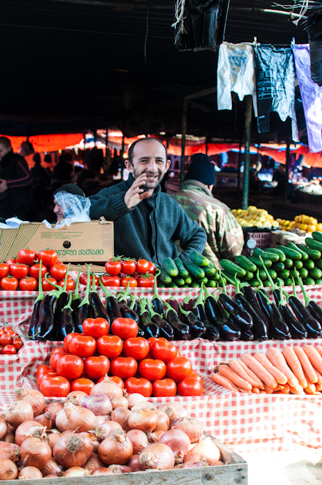 Fruit and veg market Tbilisi