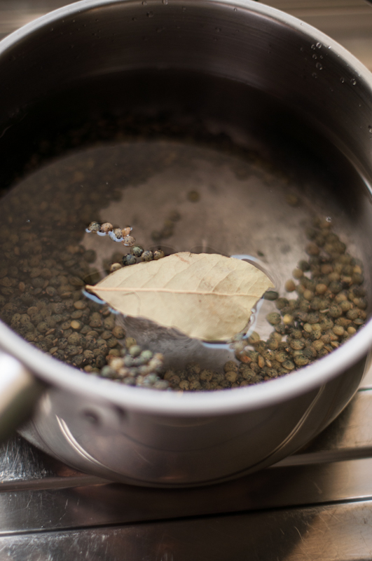 Lentils for salad - www.mycustardpie.com