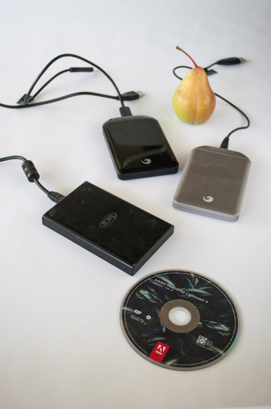 Hard drives and lightroom - www.mycustardpie.com