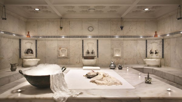 The hammam at the Ciragan Palace Kempinski in Istanbul. Review by www.mycustardpie.com