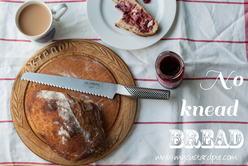 No knead bread - mycustardpie.com