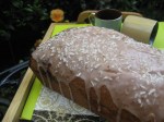 coconutandstrawberryloafcake