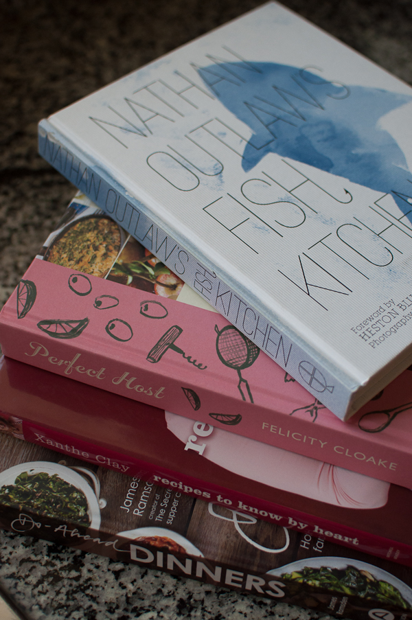 Cookbooks in my kitchen - mycustardpie.com