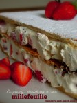strawberry raspberry rose&nbsp;millefeuille