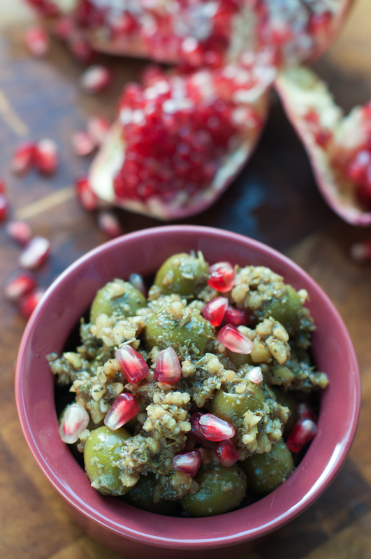 Iranian sweet and sour green olives - mycustardpie.com