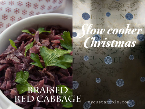 Slow cooker red cabbage