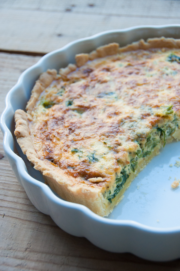 chard and stilton tart