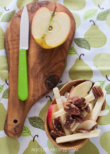 kohlrabi ploughmans salad - mycustardpie