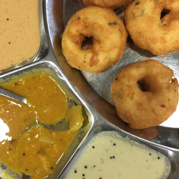 Dosas in Abu Dhabi at Aroma restaurant