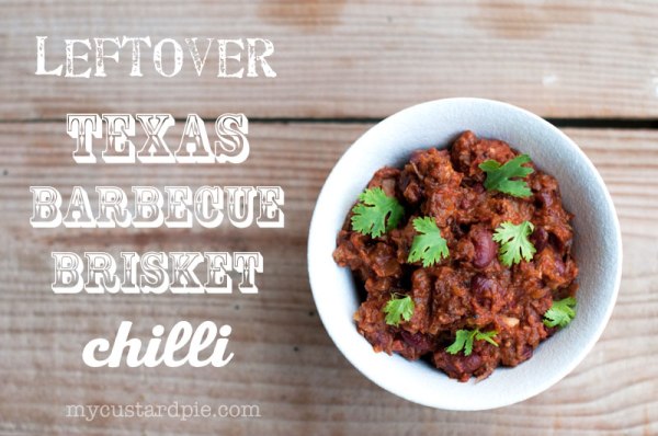 Leftover brisket chilli - mycustardpie.com