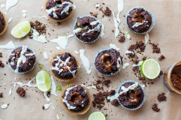 Mocha stout muffins on mycustardpie.com