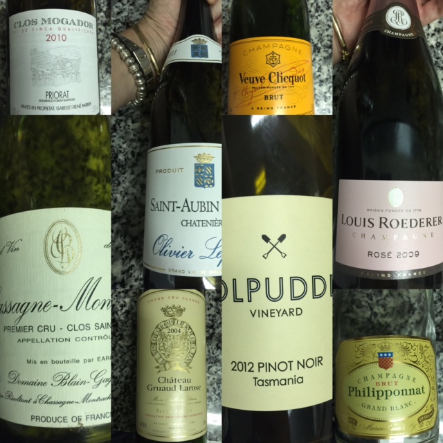 Some wines from the night before on My Custard Pie