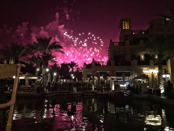Fireworks in Dubai - Happy 2016 on mycustardpie.com