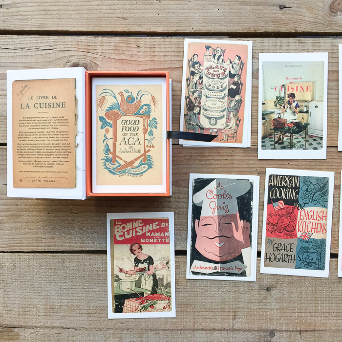 My Mum sent me this beautiful collection of vintage cookbook covers in postcard form. I love it. In my kitchen on mycustardpie