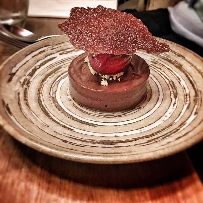 Divine dessert at The Cornish in Tavistock - more about December food experiences on mycustardpie.com