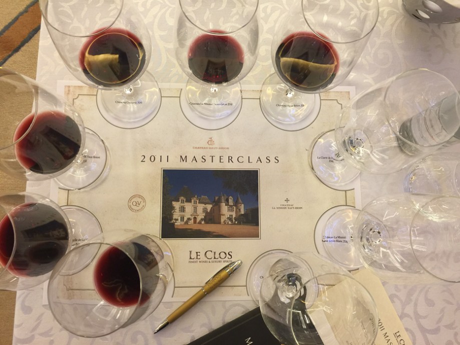 Haut Brion masterclass - more about December food experiences on mycustardpie.com