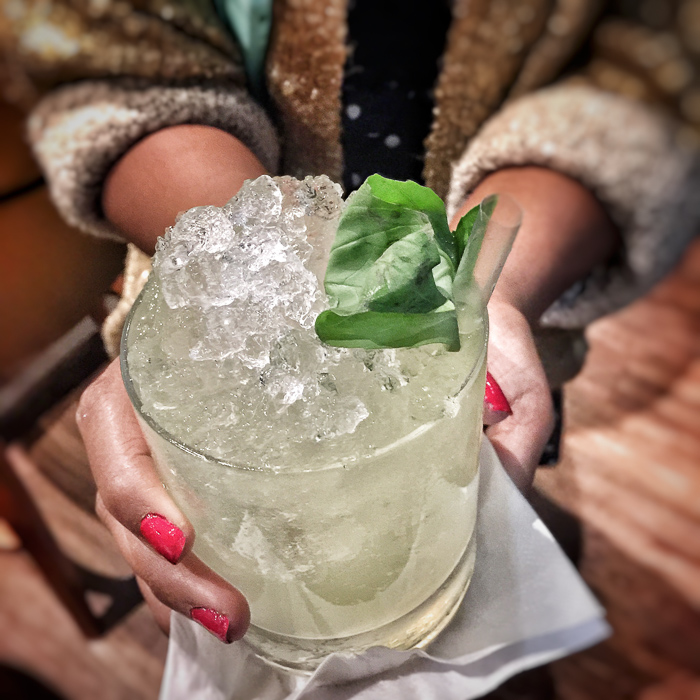 Learning all about gin cocktails at the MMI Bar Academy - more about December food experiences on mycustardpie.com