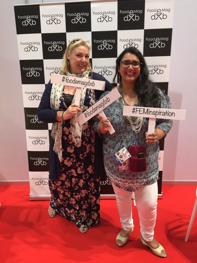 Debbie and Ishita of Food E Mag at the BBC Good Food show who have helped to make 2015 a more interesting place