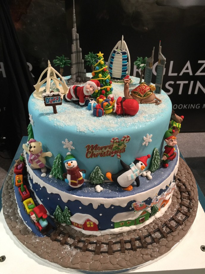 I think this was the official winner at the BBC Good Food Show. What amazing time and dedication went into these cakes - read more about December foodie happenings on mycustardpie.com