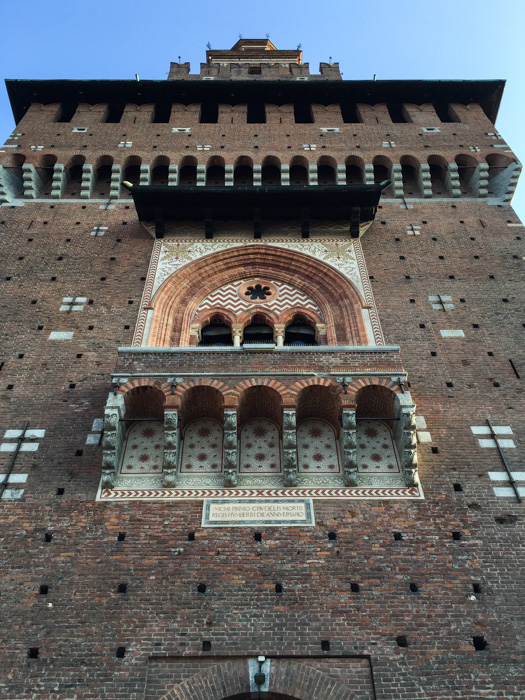 Castello Sforzesco – Sforza Castle in Milan on mycustardpie.com