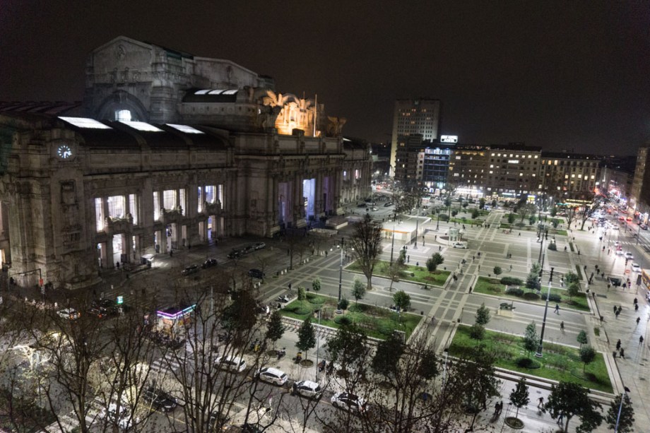 The Central station in Milan viewed from the Excelsior Gallia - read more on mycustardpie.com