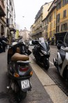 Scooters in Milan Italy on mycustardpie.com