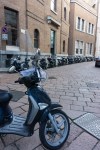 Scooters in Milan Italy on mycustardpie.com