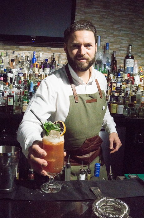 How to make a Sloe Sling cocktail over on mycustardpie.com