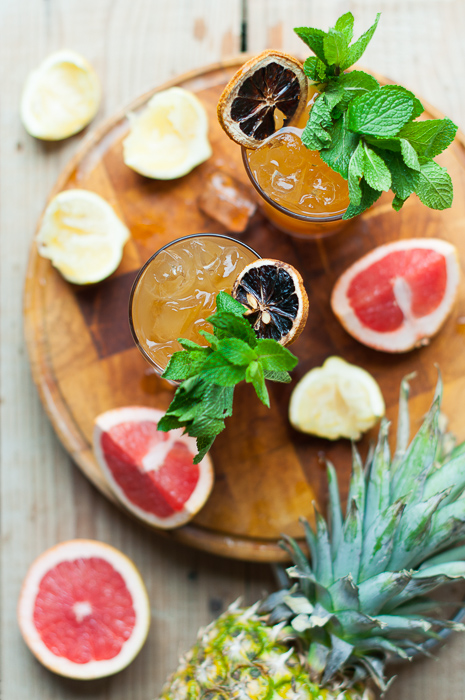 How to make a Sloe Sling cocktail over on mycustardpie.com