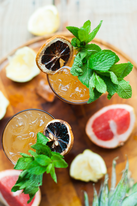 How to make a Sloe Sling cocktail over on mycustardpie.com