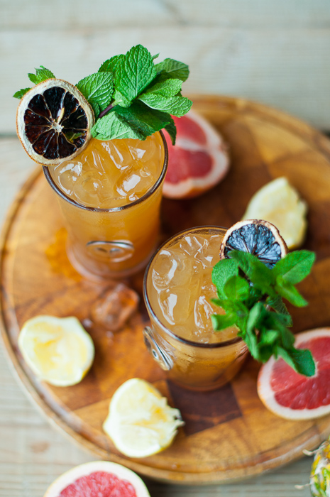 How to make a Sloe Sling cocktail over on mycustardpie.com