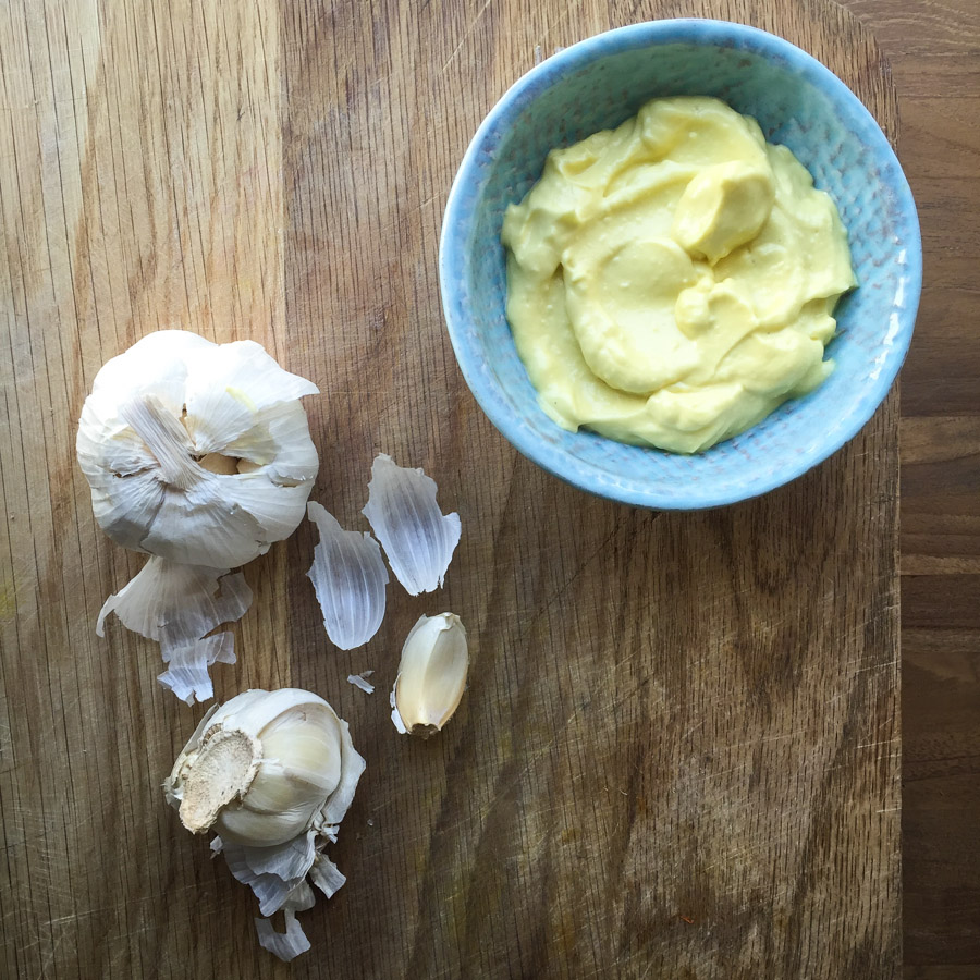 Why Chinese garlic could be dangerous plus vegan garlic aioli recipe on mycustardpie.com