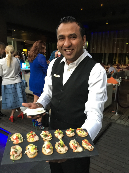 Watching the sunset from Robertos terrace in Dubai drinking cocktails. To find a recipe for gin cocktails with a twist visit mycustardpie.com