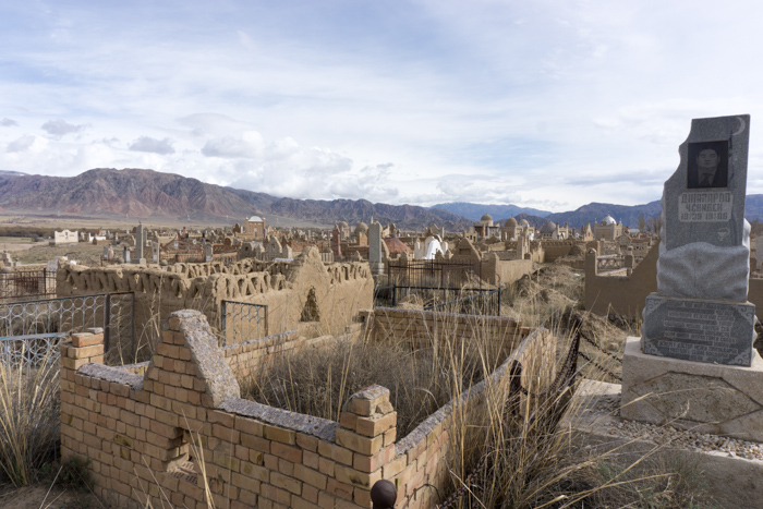 Cemetery. Hiking and exploring in Kyrgyzstan