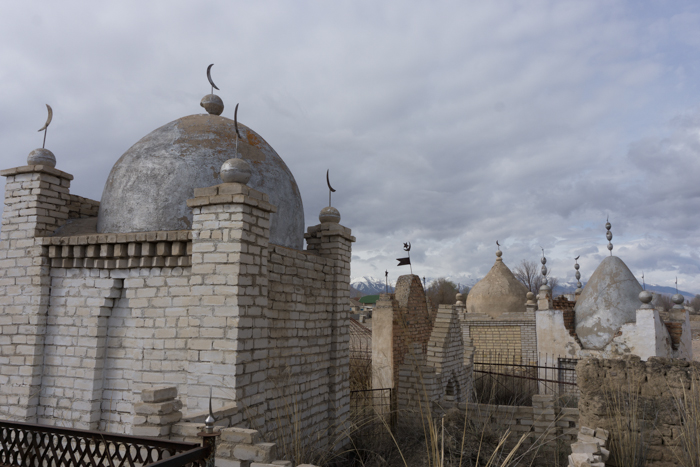 Cemetery. Hiking and exploring in Kyrgyzstan