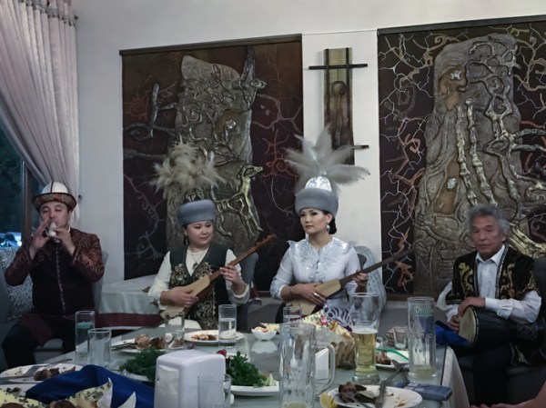 Traditional musicians. Hiking and exploring in Kyrgyzstan