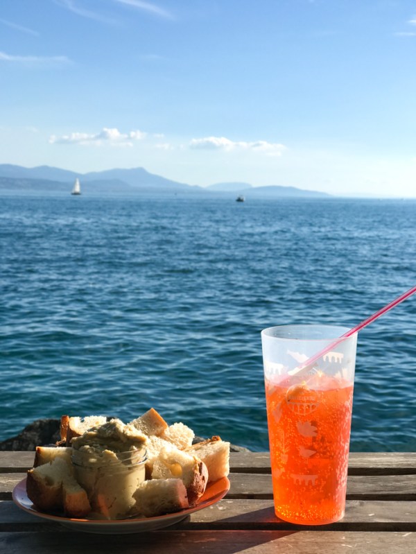 Lake Geneva in Lausanne