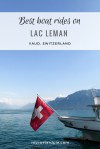 Boat ride Lac Leman&nbsp;pinterest