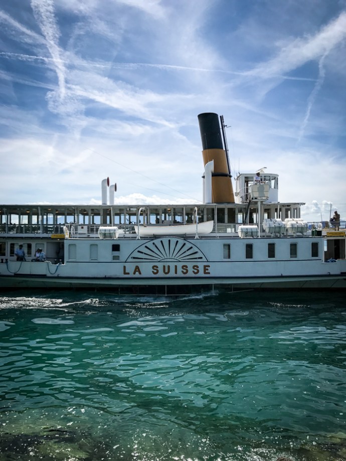 Boat ride on Lac Leman