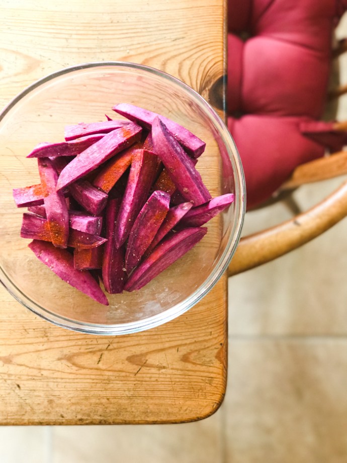 Purple sweet potatoes