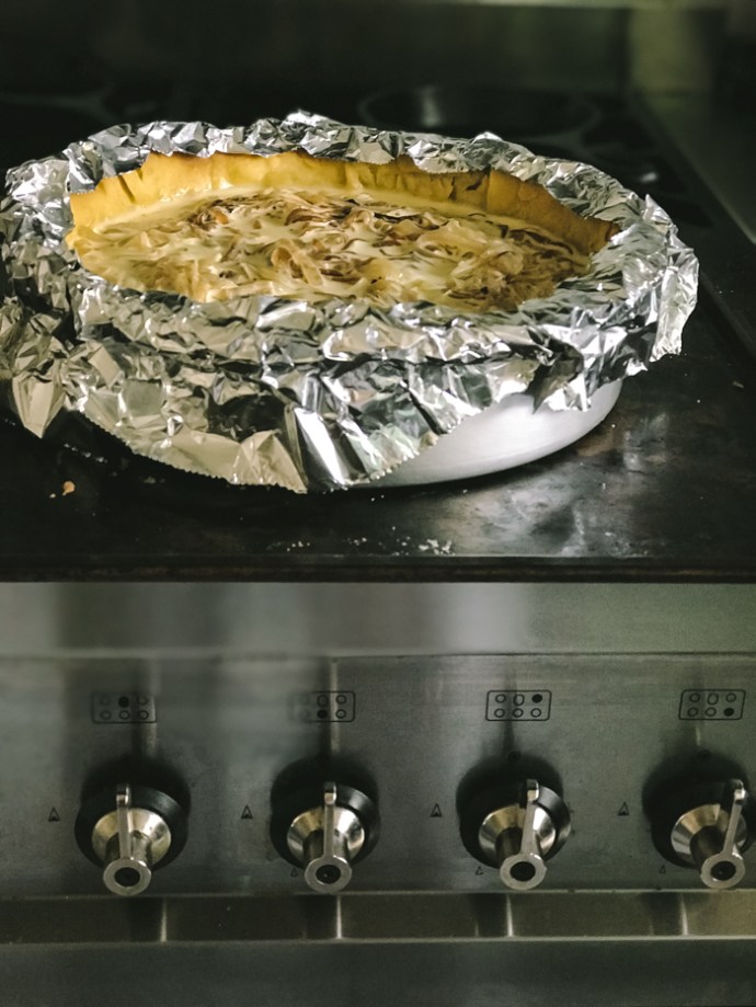 Tart ready for the oven