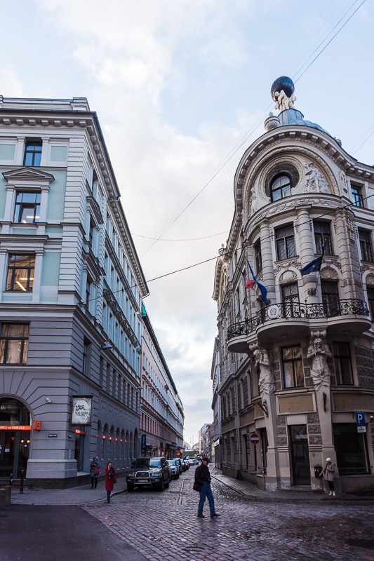 Art Nouveau buildings in Riga