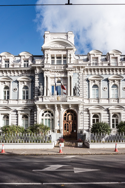 Ornate building, Riga Latvia