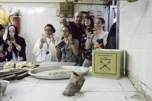 people watching bakers