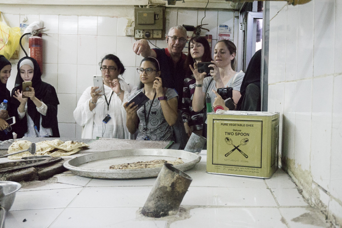 people watching bakers